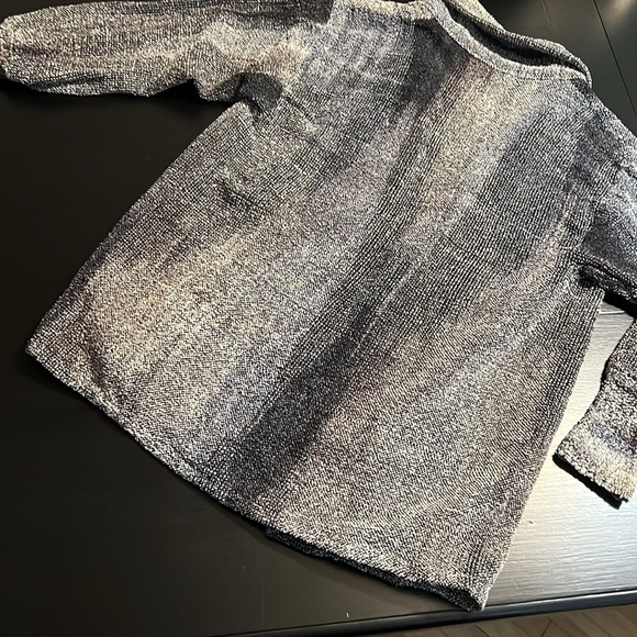 Vintage 80s Joan McGee 100% silk hand woven cardigan - Picture 7 of 7